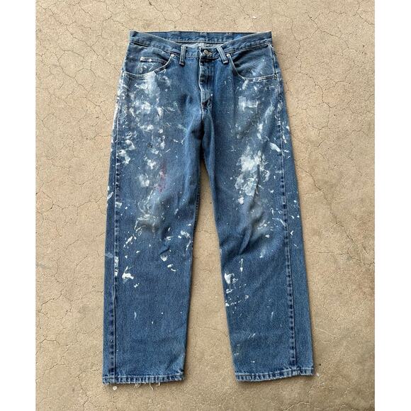 Vintage Wrangler painters jeans size 34x29 - Picture 2 of 6